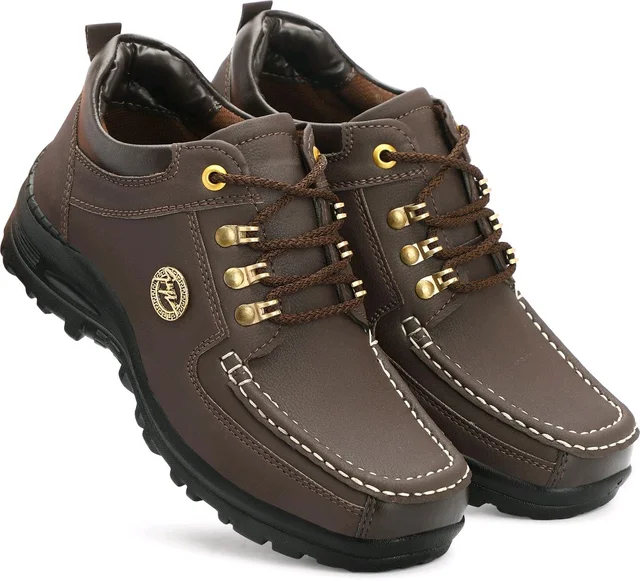Outdoor Climber Stylish Lace Up
Outdoors For Men (Grey, 6) - Brown, IND-6