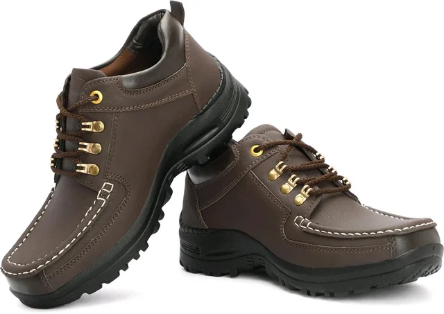 Outdoor Climber Stylish Lace Up
Outdoors For Men (Grey, 6) - Brown, IND-10