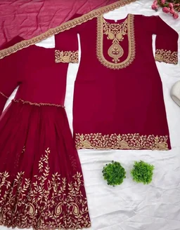 Amazing Yellow Color Faux Georgette With Embroidery Sequence Thread Work Salwar Suit
- Siren, XL