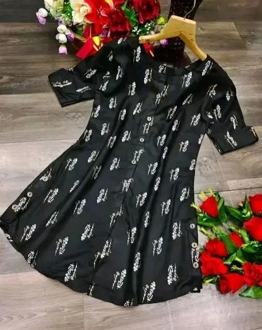 Stylish Designer Women Top & Tunics - Black, 3XL