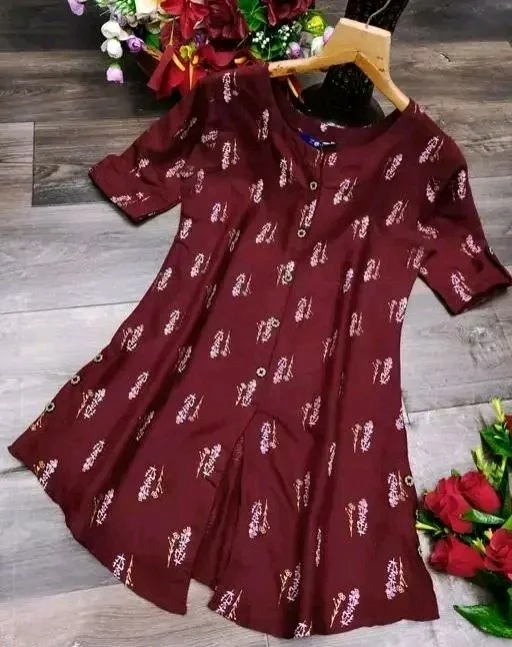 Stylish Designer Women Top & Tunics - Merlot, XL
