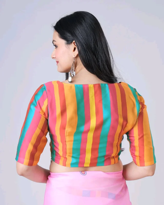 Drape Saree In 2 Different Way To Wear Saree* - pink, Free Size