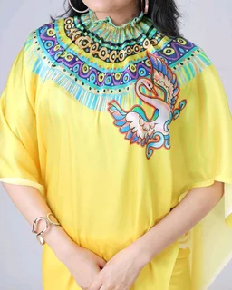 Drape Saree In 2 Different Way To Wear Saree* - corn yellow, Free Size