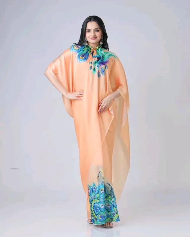 Drape Saree In 2 Different Way To Wear Saree* - light pech, Free Size