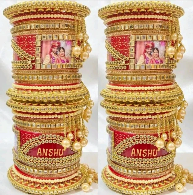 Plastic Zircon Bangle Set - Merlot, 2.4