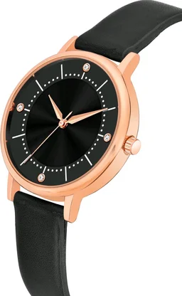 Analog Watch - For Girls Wrist Watch - Free size, Black