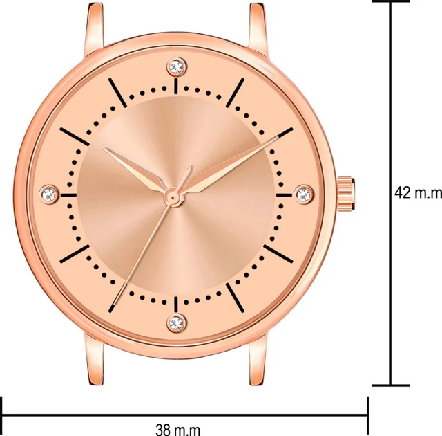 Analog Watch - For Girls Wrist Watch - Free size, Black