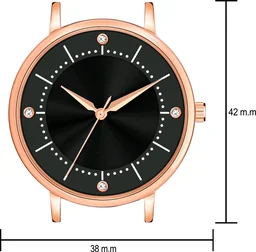 Analog Watch - For Girls Wrist Watch - Free size, Ebony Clay