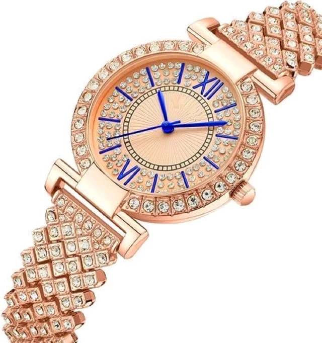 NEW ROSE GOLD DIAL STEEL CHAIN BELT
UNIQUE DESIGNER WRIST WATCH LADIES &
GIRLS Analog Watch - For Women NEW ARRIVAL
FAST SELLING TRACK DESIGNER LOOK WATCH
_PARTY WEAR WATCH FOR WOMEN
- Tumbleweed, Free Size