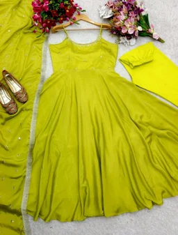 Indian Bollywood Designer Dress Salwar Kameez Suit Party Wear Wedding Readymade
- Lemon, XL