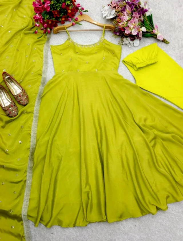 Indian Bollywood Designer Dress Salwar Kameez Suit Party Wear Wedding Readymade
- Lemon, XL