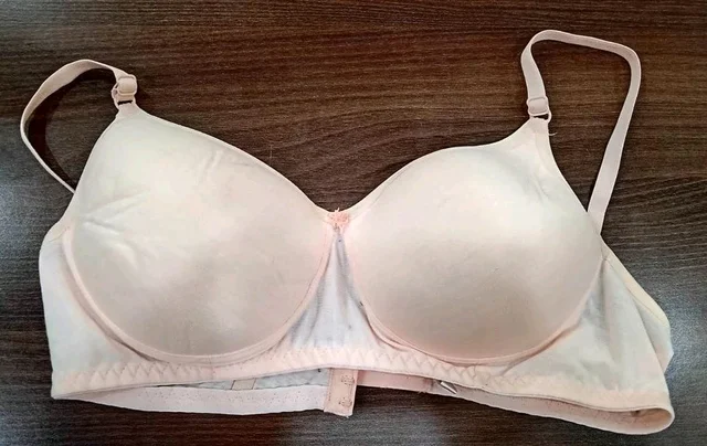 Pack of 2 Women T-Shirt Lightly Padded Bra (Multicolor) - White, 32B