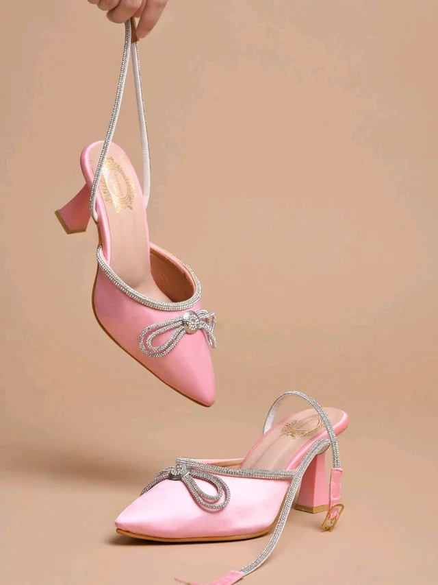 Women Pump Heels - Pink, IND-6