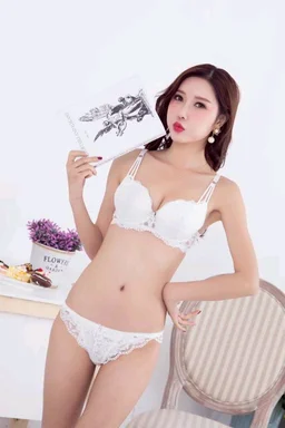Premium Women's Padded Bra Penty Set | Net Fabric Padded Underwire Undergarments Set Lingerie | Push-Up Underbody Polyamide Set for Women - White, 32A