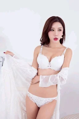 Premium Women's Padded Bra Penty Set | Net Fabric Padded Underwire Undergarments Set Lingerie | Push-Up Underbody Polyamide Set for Women - White, 34A