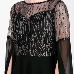 Women Maxi Black Full Length - Black, S