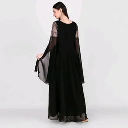 Women Maxi Black Full Length - Black, XL