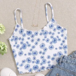 Tank Crop Sleeveless Women's Pullover Shirts Vest Tops Print Women's Blouse Tight Lace Top - Ship Cove, M