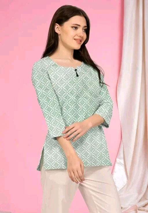 Stylelist kurti for Girls and women - Spring Rain, M