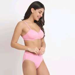 Women' s Premium Lightly Padded Bra Panty Set Pack of 3
- Prelude, 38A