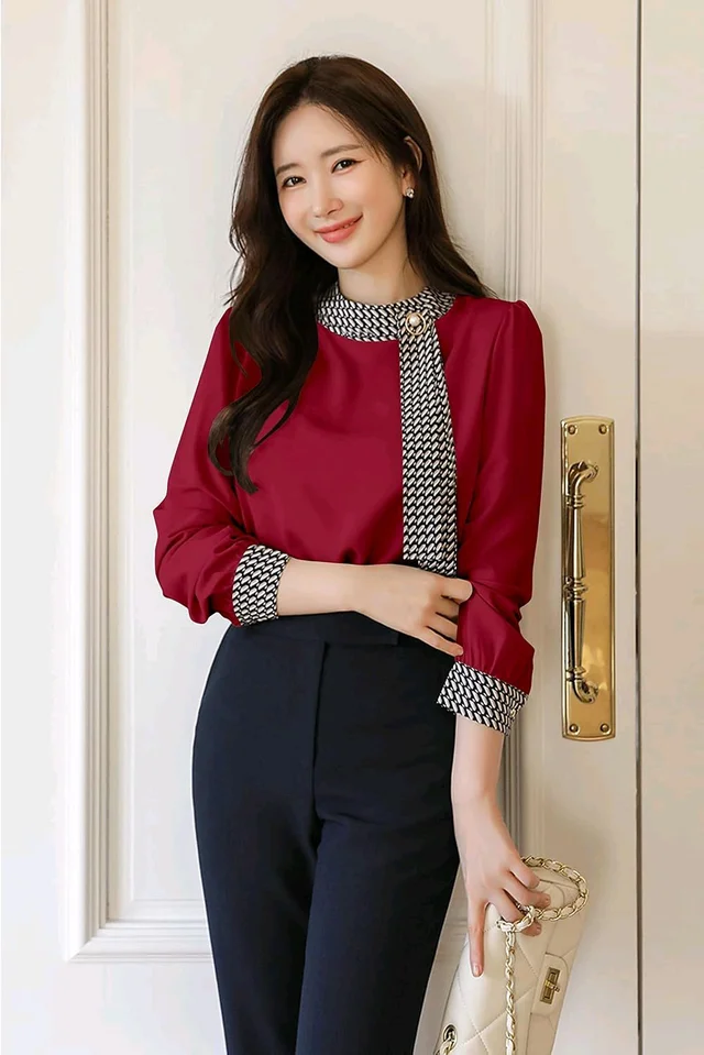 Tops Full Sleeve top for Women.
- Red, L