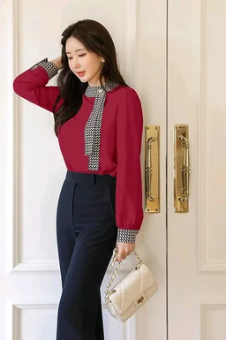 Tops Full Sleeve top for Women.
- Red, XS