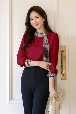 Tops Full Sleeve top for Women.
- Red, XL