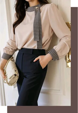 Tops Full Sleeve top for Women.
- Cream, S