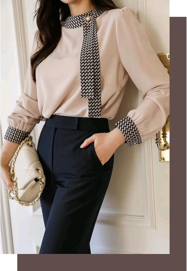 Tops Full Sleeve top for Women.
- Cream, S