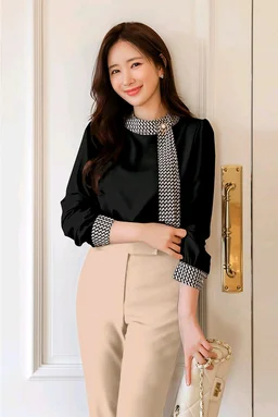 Tops Full Sleeve top for Women.
- Black, XS