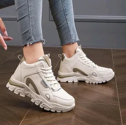 Women Off White Sneakers Stylish & Comfortable - White, IND-8