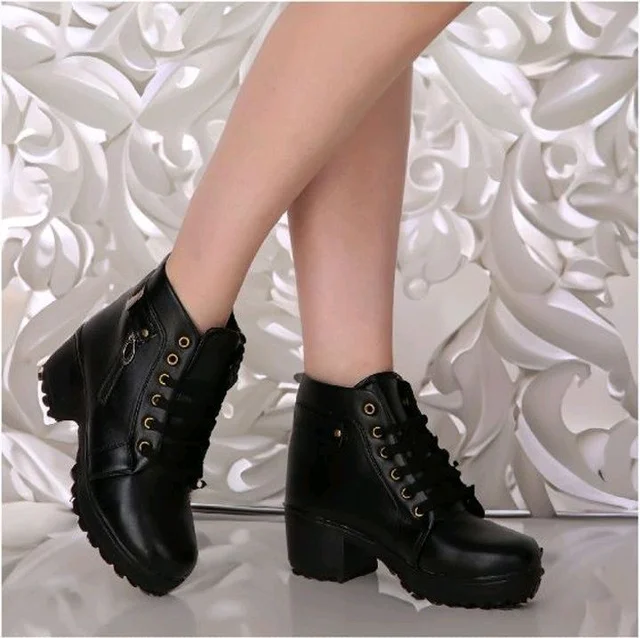 Women Stylish Ladies casual Boots for Girls (R-Boot-004-P-10) Boots For Women (Pink, 10) - Black, IND-5
