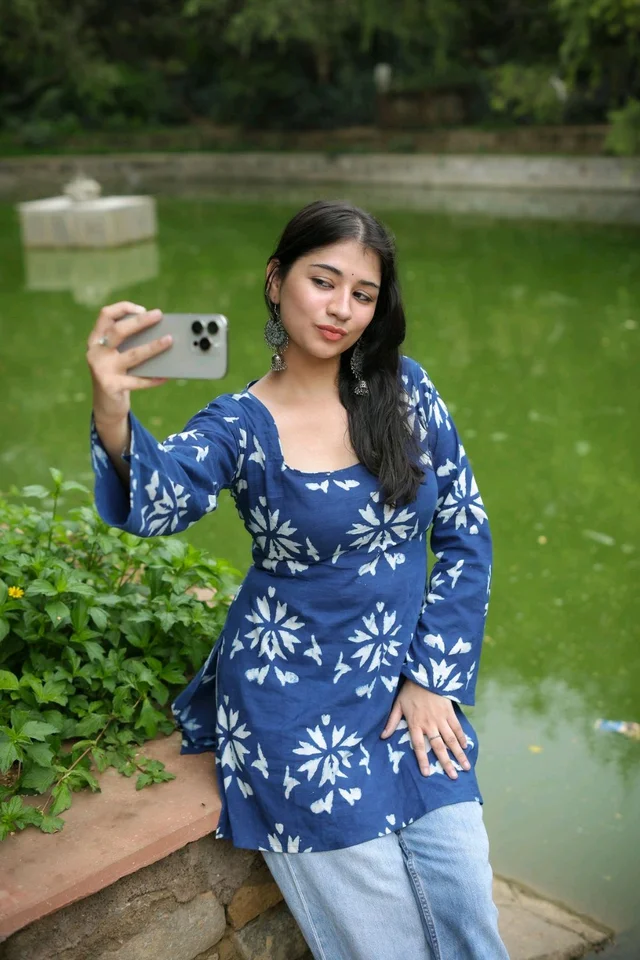 Indigo Trendy Short Kurti
- S, Astronaut