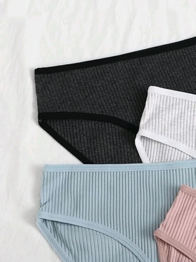 Women Soft Cotton Hipster Ladies Plain Bright Panty/Innerwear Inner Elastic Underwear Combo Pack 2, 4 (Colour May Very)
- XL