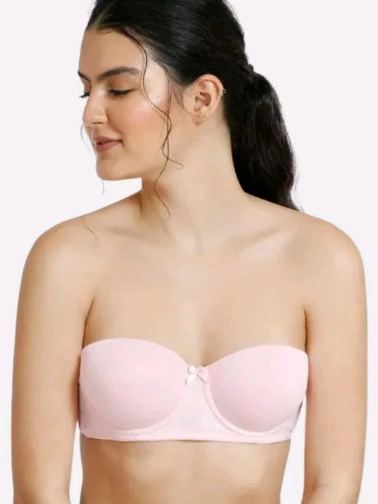 Bewild Women Balconette Lightly Padded Bra (Pink) - 34B, light Pink