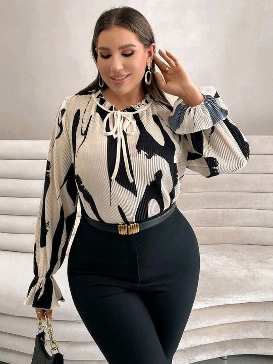 HouseOfCommon Casual Dolman Sleeve Printed Women White Top - S, White