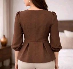 Classy latest Woman Top& Tunics - S, Saddle