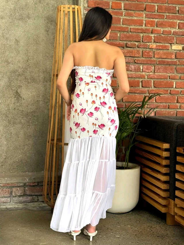 Beautiful Black Bodycon Maxi Dress for Women | Shoulder Strap Sheer Panel Evening Gown | Party & Cocktail Wear - S, Ecru White