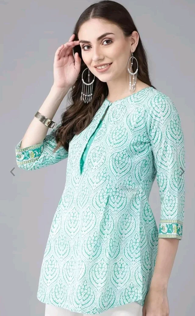 Rain & Rainbow Printed Pure Cotton Straight Kurta for Women (Orange)
- XXL, Turquoise Blue
