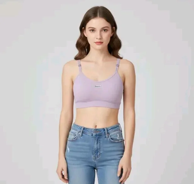 Combo of 2 Women’s Stylish Double Strap Bra | Seamless Padded Slip-On | Soft Stretchable Fabric | Daily Wear (ANY COLOUR SEND)
- S, Mountain Mist