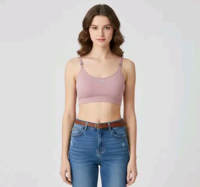 Combo of 2 Women’s Stylish Double Strap Bra | Seamless Padded Slip-On | Soft Stretchable Fabric | Daily Wear (ANY COLOUR SEND)
- 30A, White