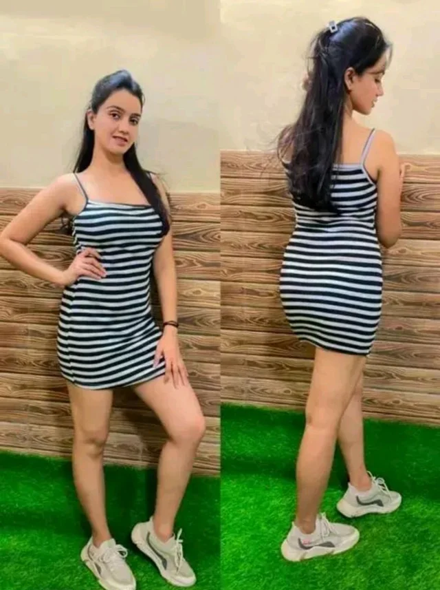 STYLISH BODYCON SHORT DRESS - L, Black