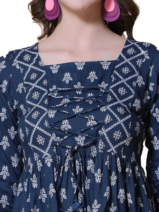 Casual Regular Sleeves Printed Women Red Top - XXL, Cloud Burst