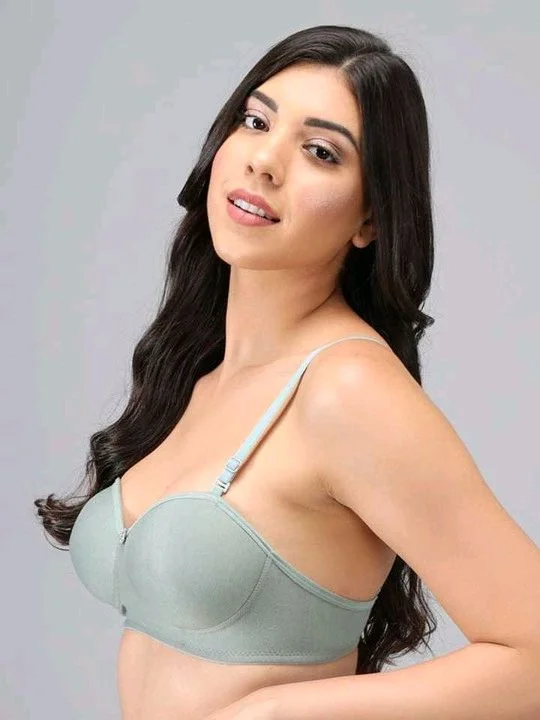 Black, Magenta, Sky Blue - 34B, Bluish Grey