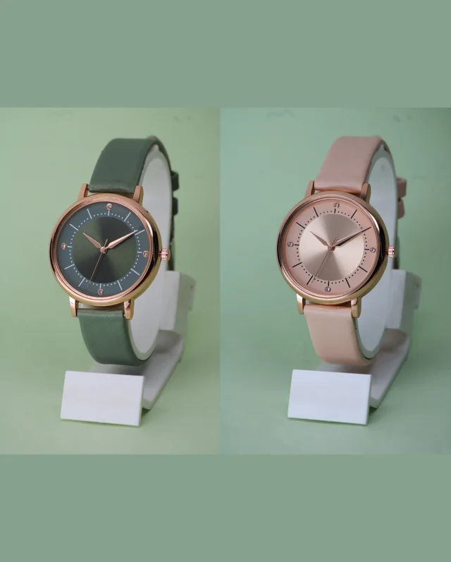 Analog Watch - For Girls Wrist Watch - Free size, Meniral green