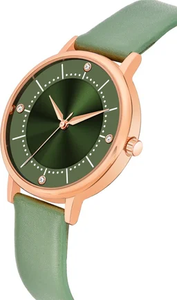 Analog Watch - For Girls Wrist Watch - Free size, Meniral green