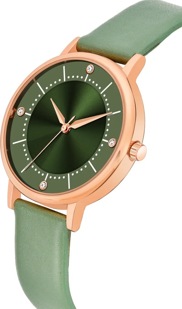 Analog Watch - For Girls Wrist Watch - Free size, Meniral green