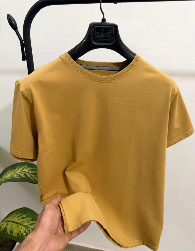 Premium Round Neck T-Shirt for Men | Anvi Creation - L