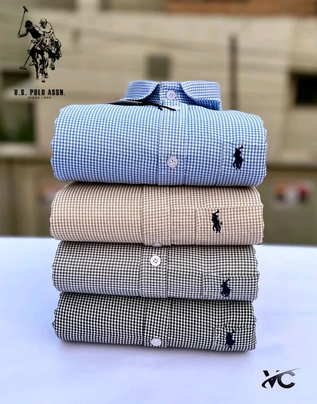 Premium Polo Check Shirts (Combo Of 4pc) | Anvi Creation - S, M