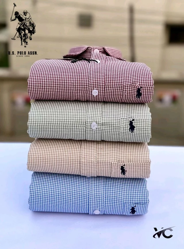 Premium Polo Check Shirts (Combo Of 4pc) | Anvi Creation - S, M